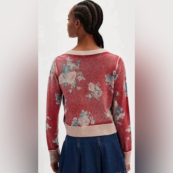 Free People NWT Nocturnal Patterned
Cardigan Salsa Combo Size Small or Medium - Picture 2 of 3